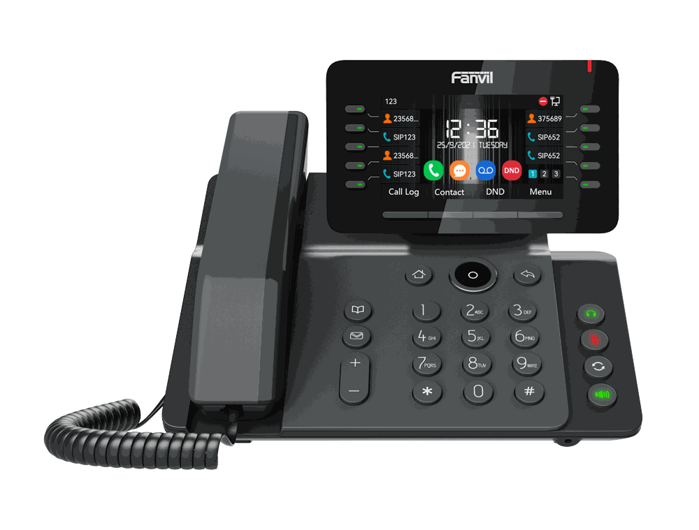 Téléphone IP Fanvil V65 avec écran couleur et touches programmables